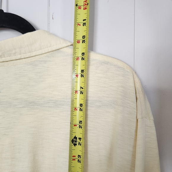 The North Face Mens Yellow Short Sleeve Polo Shirt Basic Summer Hiking Active - Picture 5 of 8